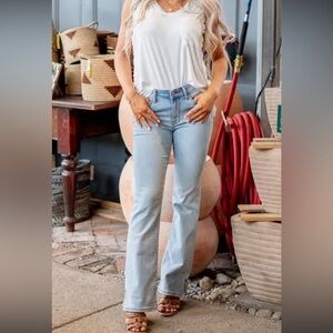 Judy Blue Bootcut jeans light denim sz 14w